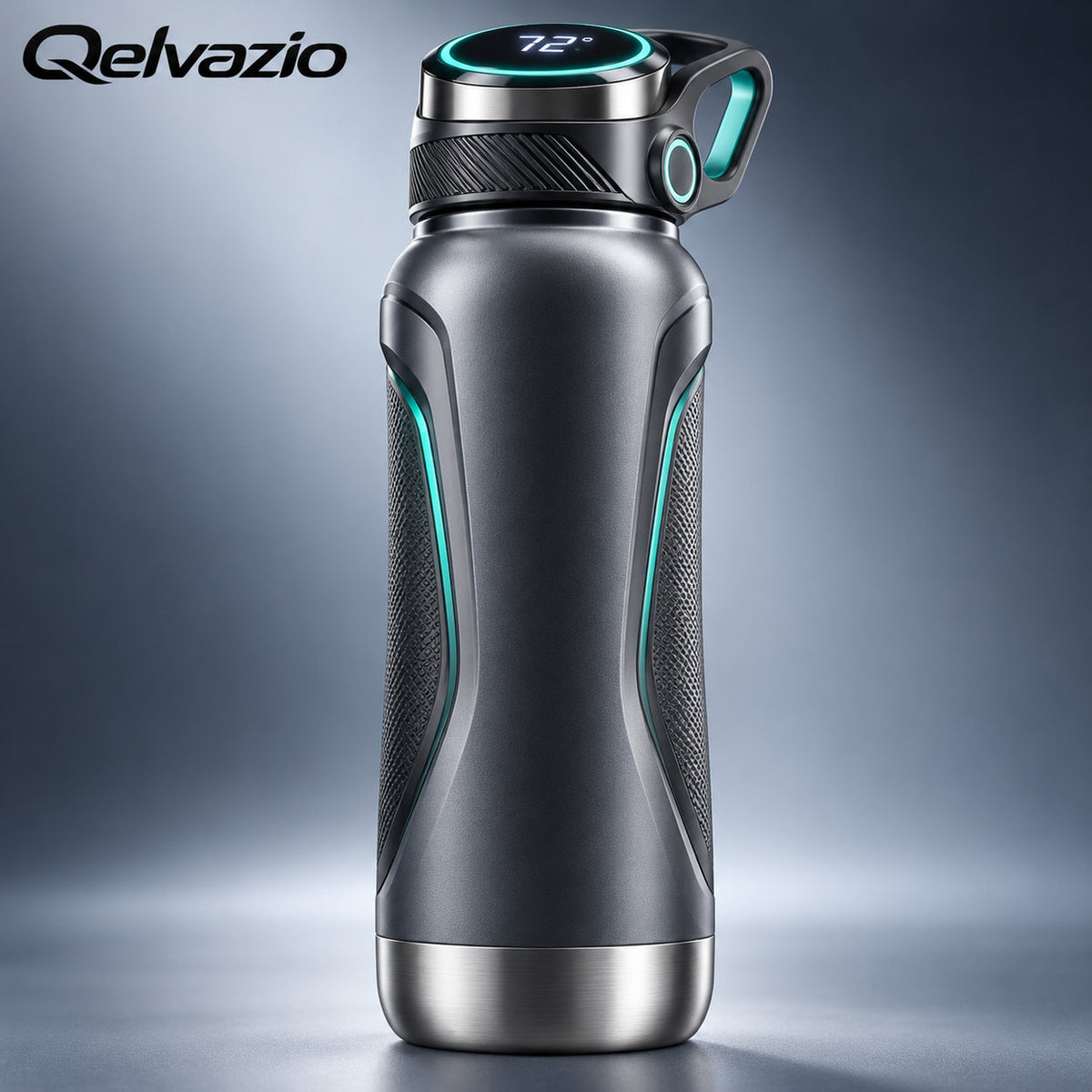 Qelvazio Smart Temperature Hydration Bottle product main image