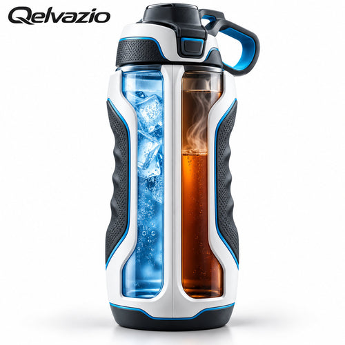 Qelvazio Dual-Chamber Sports Bottle product main image