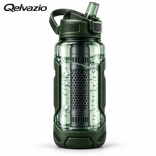 Qelvazio Forest Green Filter Bottle product main image